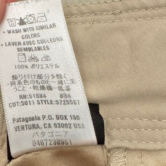 Patagonia Kokawe Shorts Khaki 9" Inseam 4 Slit Pockets - Picture 6 of 11